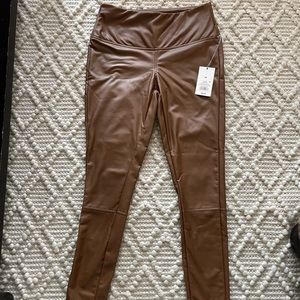 Faux leather, size xs pant